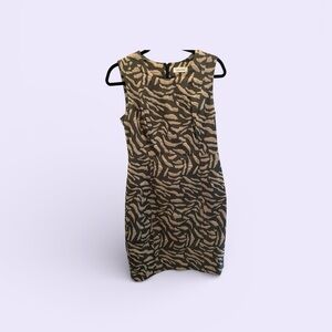 Calvin Klein Zebra Print Dress